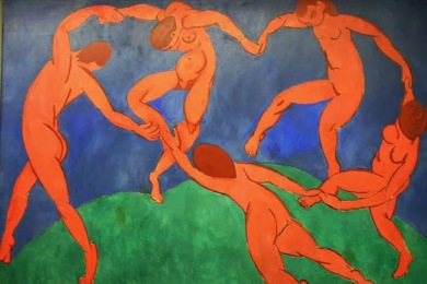 La danza, Henri Matisse (1909) / Museo Hermitage, San Petersburgo (Rusia).