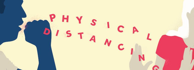 Physical Distancing. Image created by Kyle Mueller. Submitted for United Nations Global Call Out To Creatives - help stop the spread of COVID-19.